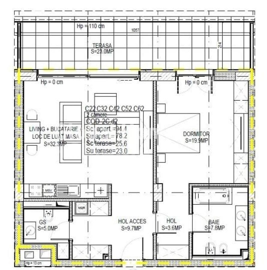 Apartament 2 camere | Dorobanti Floreasca Rahmaninov| Teresa 25mp|Parcare Subter - 9