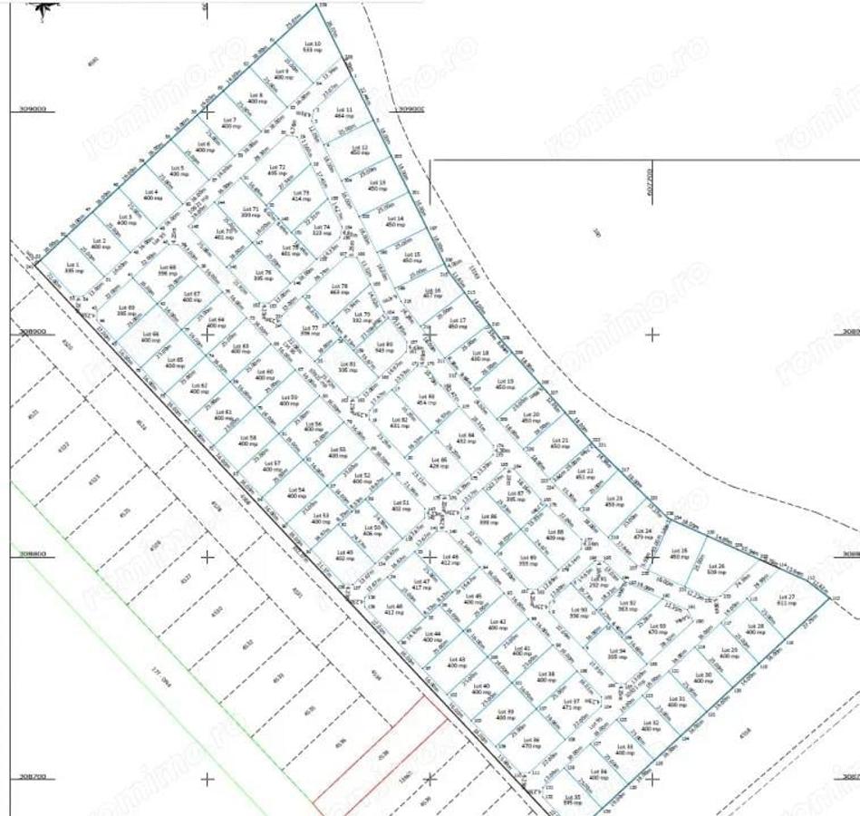 Intravilan In Rate in Frumusani-Pasarea | utilitati gaz, curent | #RG1 - 4