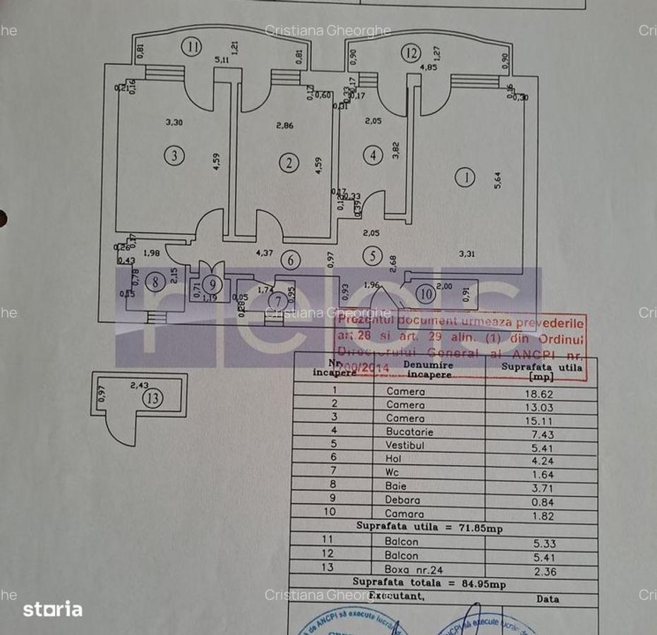 VANZARE 3 CAMERE  DECOMANDAT UNIRII - 18