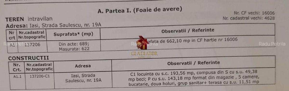 Casa + teren 622 mp strada Saulescu - zona Ultracentrala Iasi, nu rata - 2