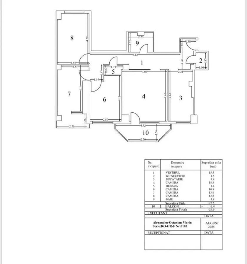 Apartament spatios 4 camere zona Iancului aproape de metrou! - 20