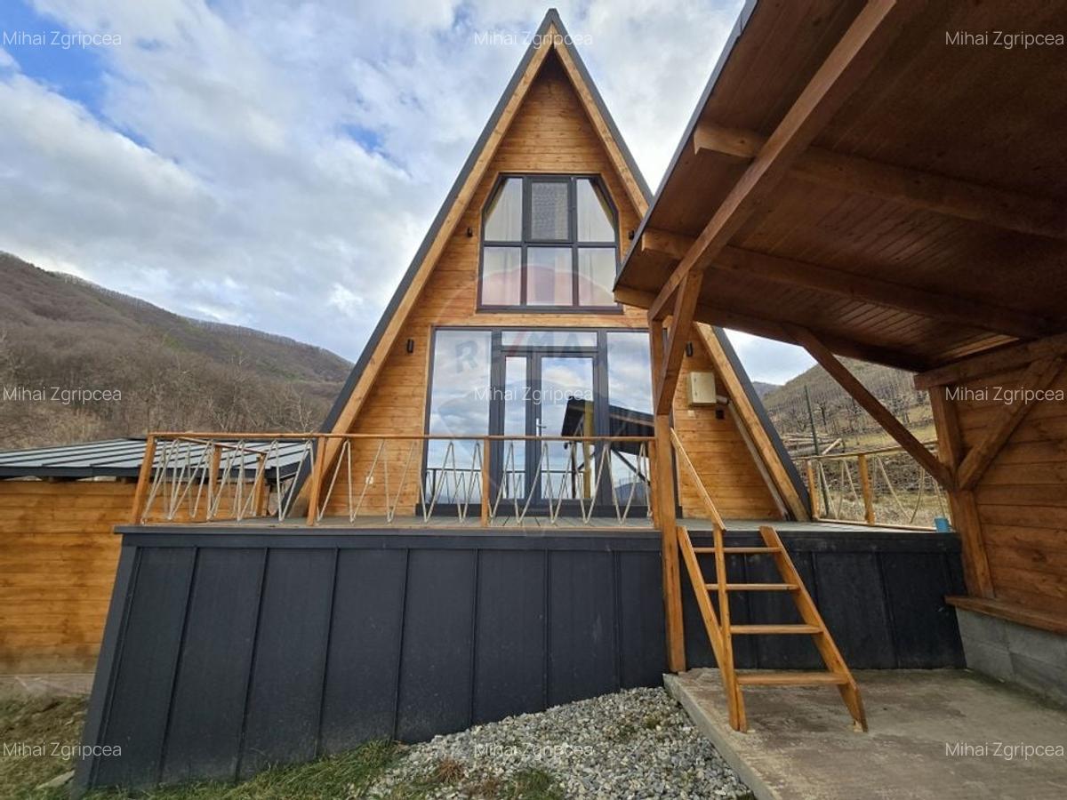 Proprietate Speciala in Gura Raului, Sibiu - Doua Cabane A-Frame - 10