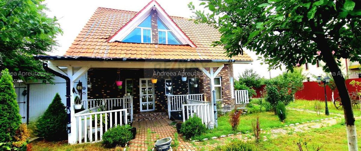 Casa la cheie cu piscina ?i teren de 1000mp, la doar 1... - 2