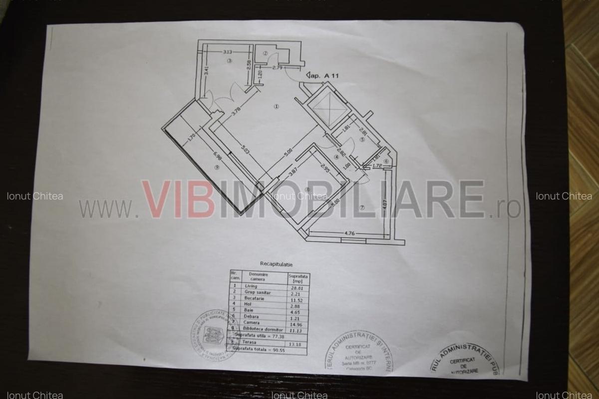 Apartament mobilat lux Sisesti Bucurestii Noi , 2 Cocosi in complex rezidential - 16 Apartament mobilat lux Sisesti Bucurestii Noi , 2 Cocosi in complex rezidential - 16