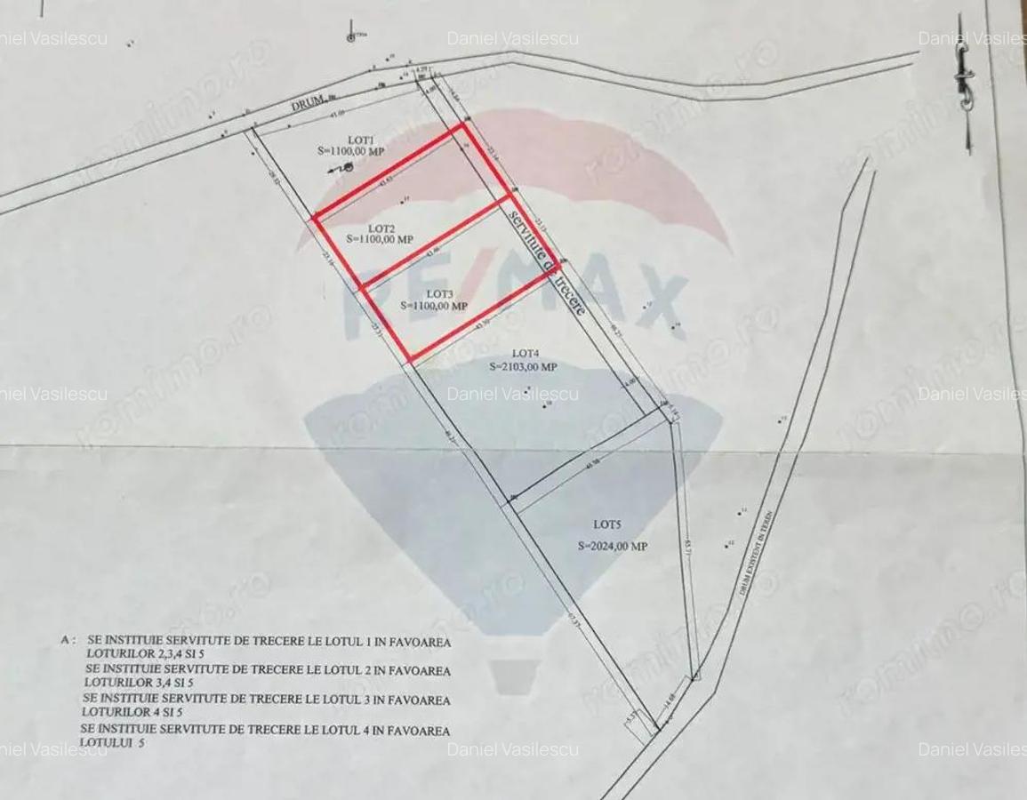 Teren extravilan Rasnov , Glajerie-Str Poiana velicanului, 1100mp - 5