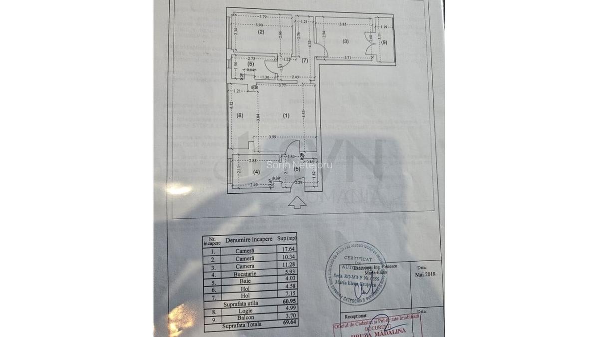 REA1023674 Apartament 3 Camere Militari Lujerului Veteranilor - 13