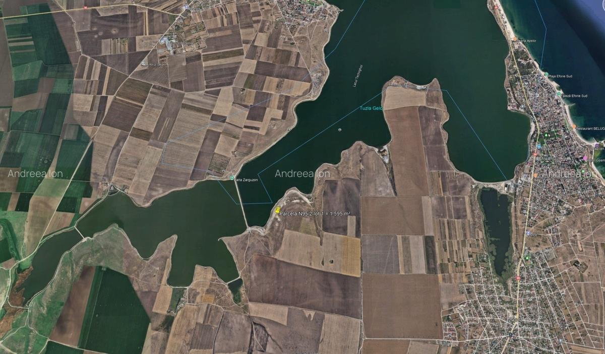 Teren intravilan Tuzla - Lac Techirghiol – 1.595 mp NEGOCIABIL - 1