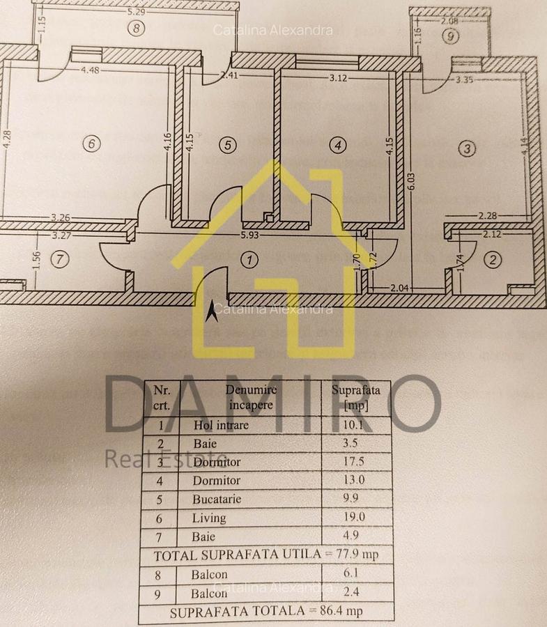 Apartament 3 camere vanzare The Grand Kristal Metalurgiei Berceni 78mp - 9