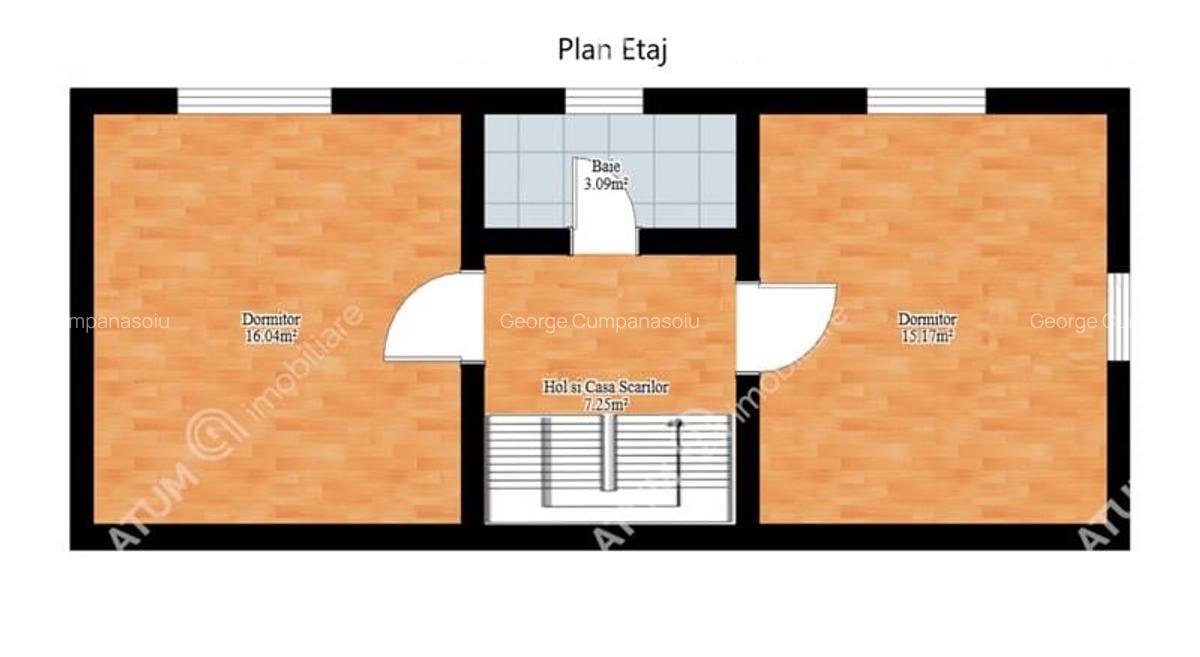 Casa individuala 5 camere piscina interioara teren 500 mp Turnisor - 10