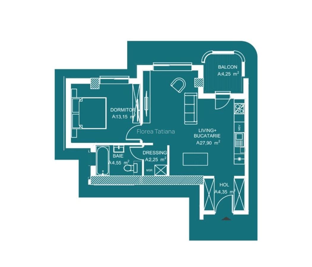 Vanzare apartament 2 camere | My Place North | Residence | Pipera - 1