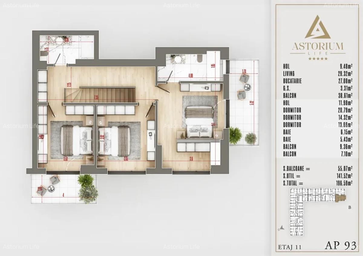 Apartament 4 Camere Moderne în Complex Rezidențial de Lux | Comision 0% - 3