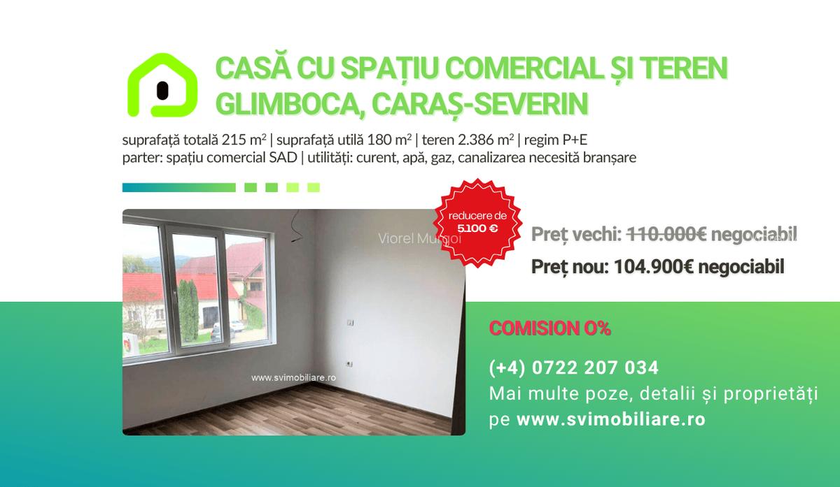 Comision 0 - Casa cu spatiu comercial si teren de 2877 m2 in Glimboca - 9