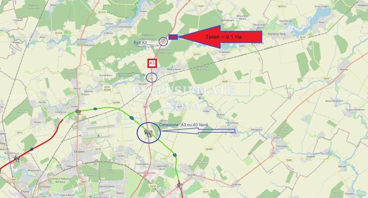 Teren Construcții intravilan de 91000 mp, în Snagov - 10