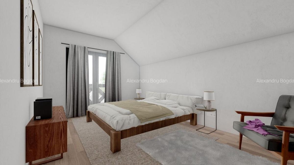 Casa 4 camere la cheie,10 minute de spital 150mp,700mp teren - 3