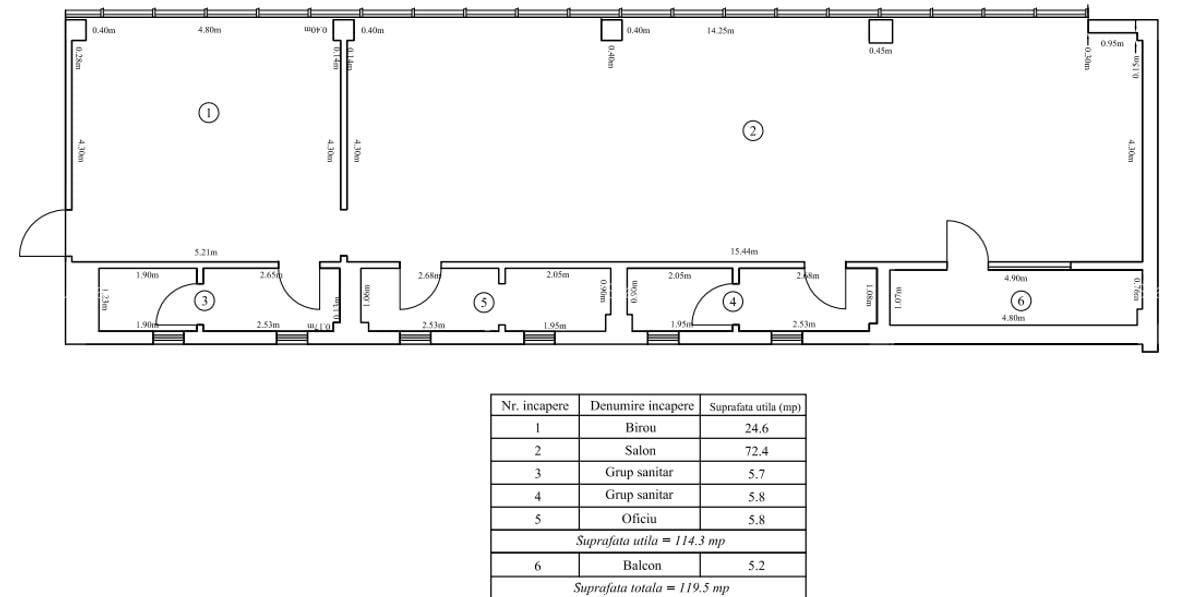 Spatiu Comercial situat in Noua Residence - 2