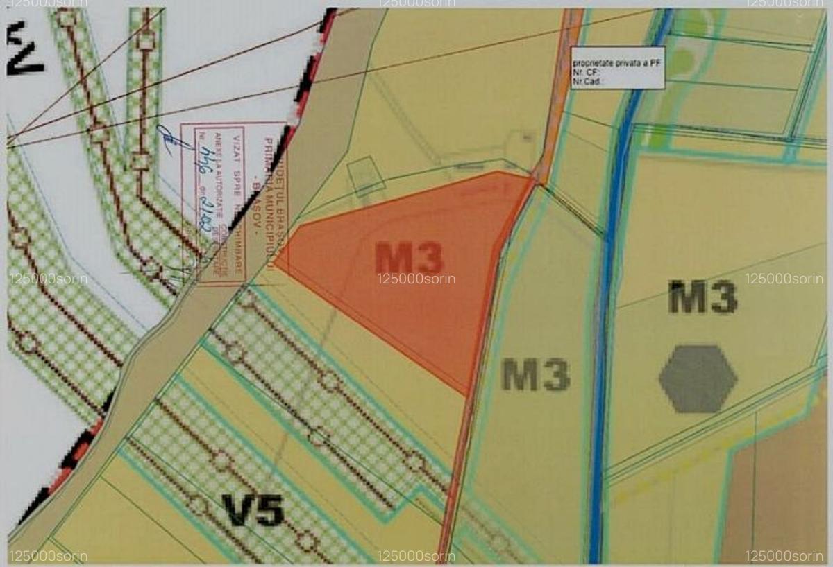 Teren intravilan 4,57 ha în Stupini - DN13. - 2