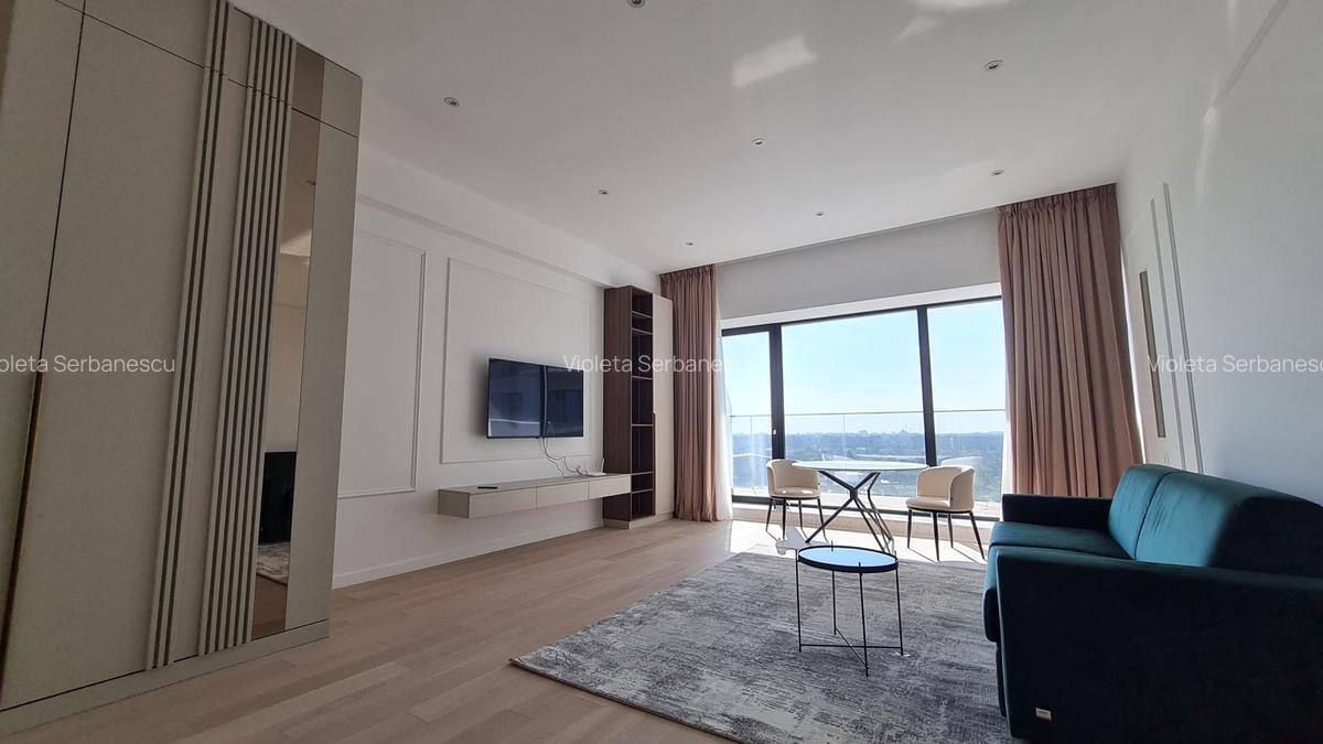 Inchiriere 2 camere 61 mp mobilat Lemon Design | Garaj | ONE VERDI PARK - 1