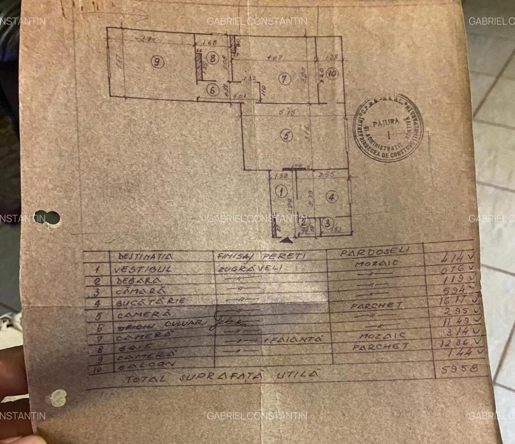 3 CAMERE BUCURESTII NOI / METROU JIULUI 5 MINUTE / CENTRALA PROPRIE / RENOVAT - 3