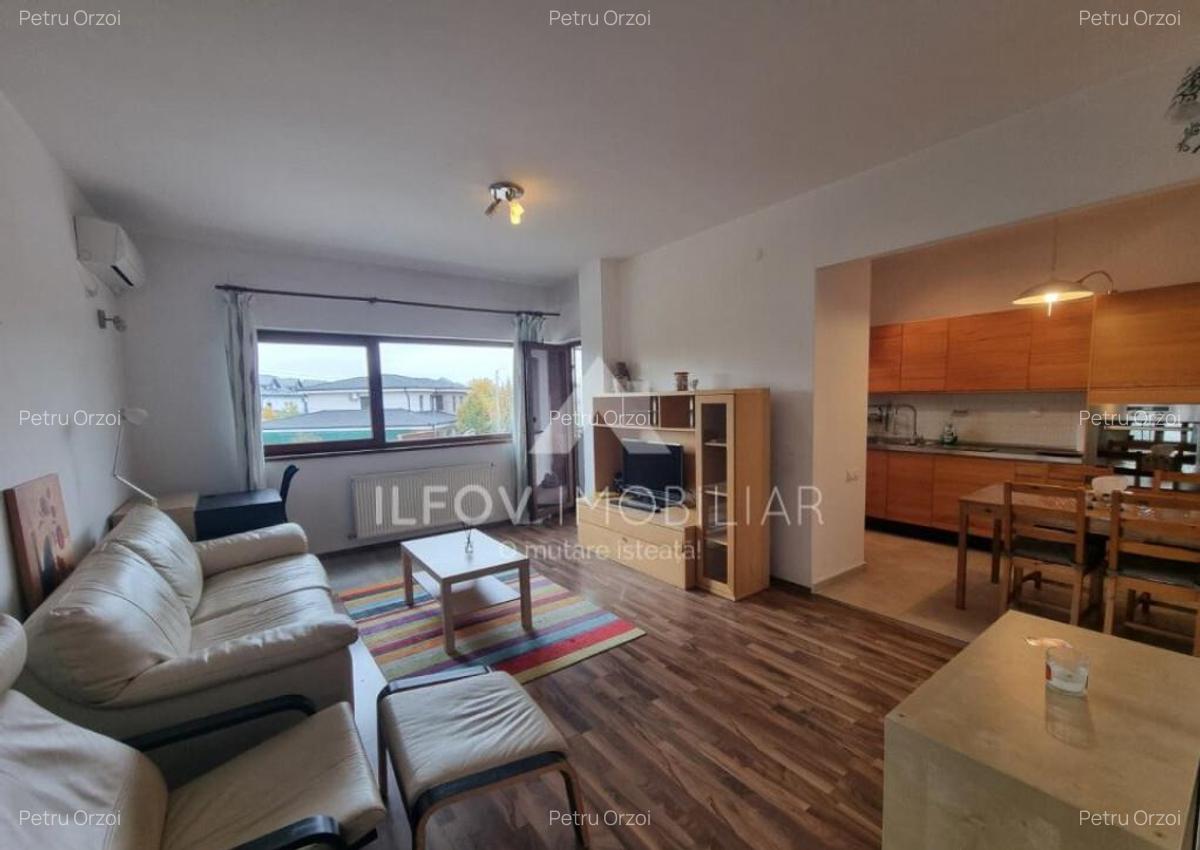 Apartament 3 cam. Otopeni, et. 1, mobilat-utilat, loc parcar - 1