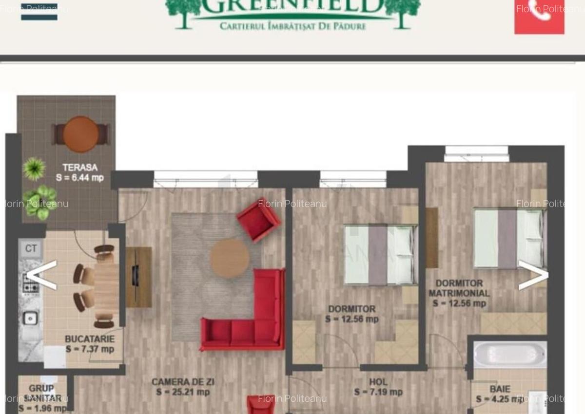 Apartament 3 camere I Greenield Baneasa I Vanzare - 9