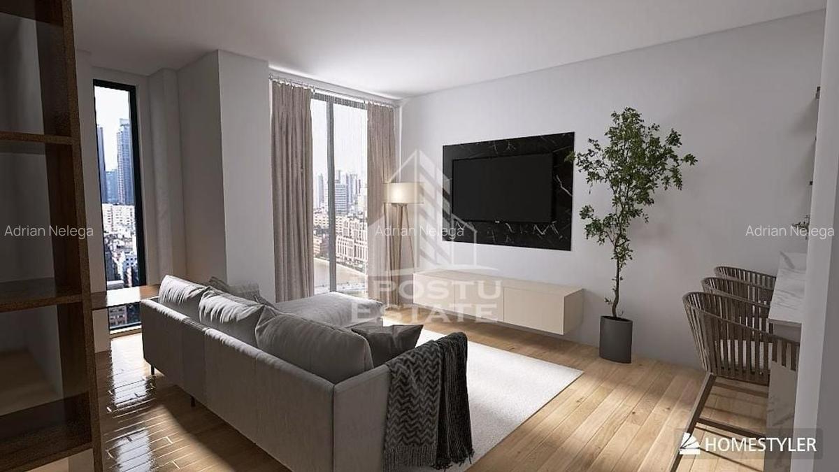Apartament de lux cu 2 camere, open space, zona Torontalului - 3