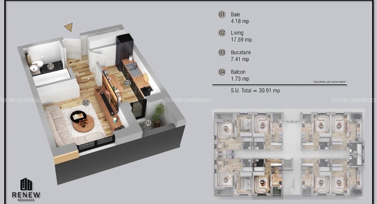 Militari sector 6,garsoniera moderna in bloc cochet,mult  peste standard - 2 Militari sector 6,garsoniera moderna in bloc cochet,mult  peste standard - 2