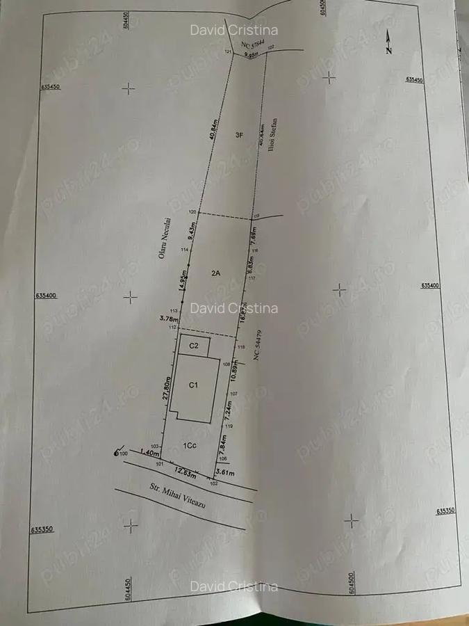 Casa 3 camere + anexa, teren - 1253 mp Targu Neam?, Str. Mihai Viteazu - 2