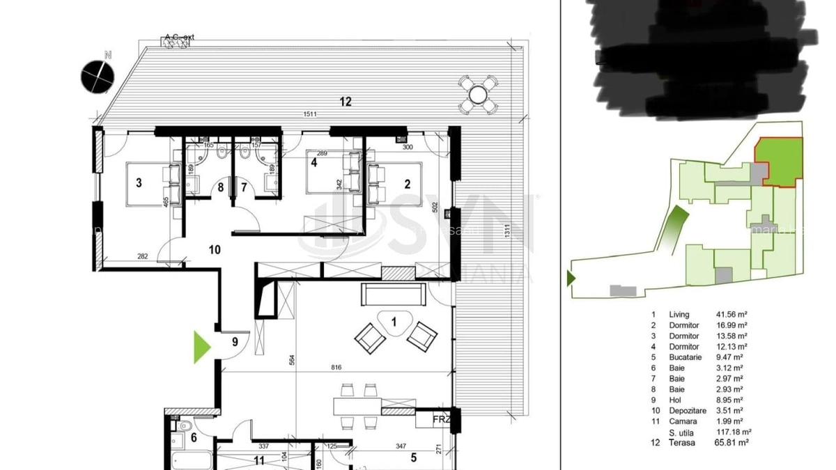 REA1020486 Penthouse Unirii I Terasa 64 mp - 21