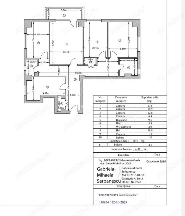 Apartament cu 4 camere 93 mp - Iuliu Maniu - 2