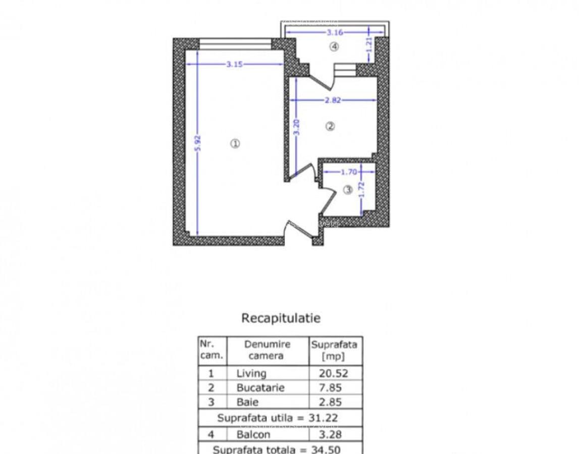 Vand garsoniera sector 4 - 1