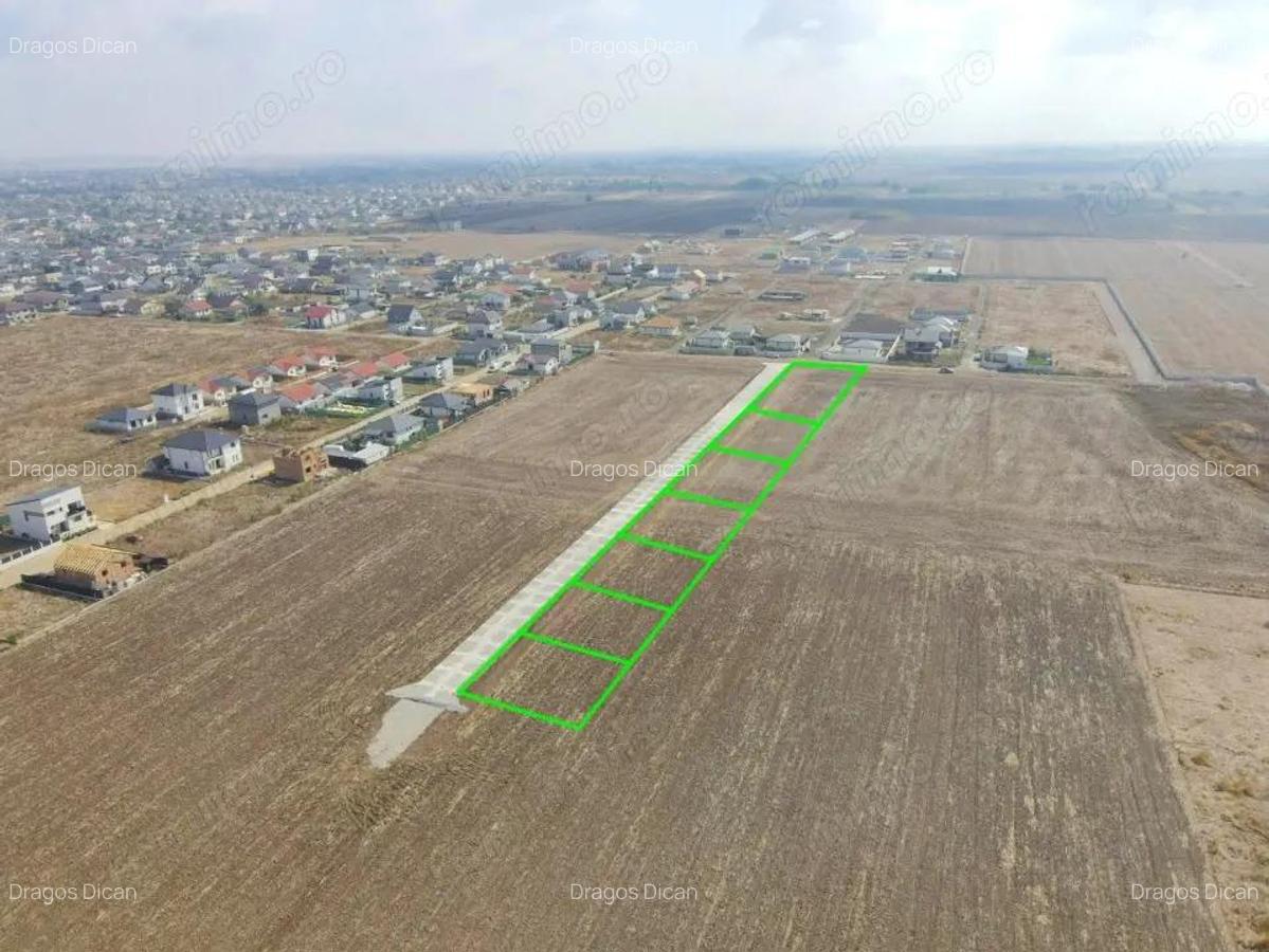 Loturi Intravilan In Rate Berceni | utilitati:curent,drum | #UG15BF - 1