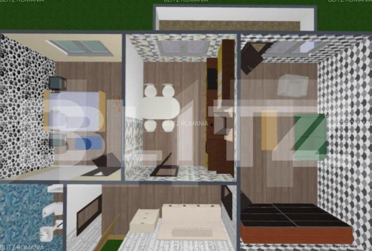 Ocazie! Apartament decomandat, 2 camere, 60 mp utili, Finisa - 3