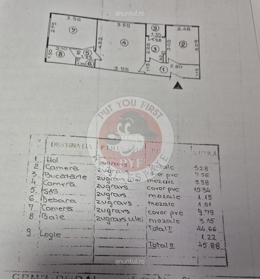 Piata Resita | Apartament 3 camere | 46mp | B11993 - 8