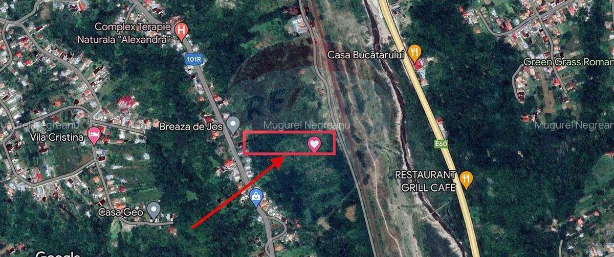 Teren Breaza 5,052 mp Podu Vadului, str. 23 August - 1