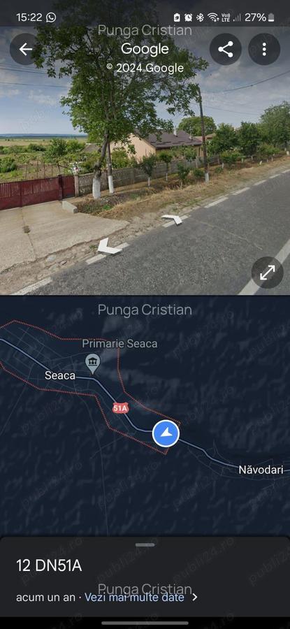Vand Casa + teren com Seaca - 4