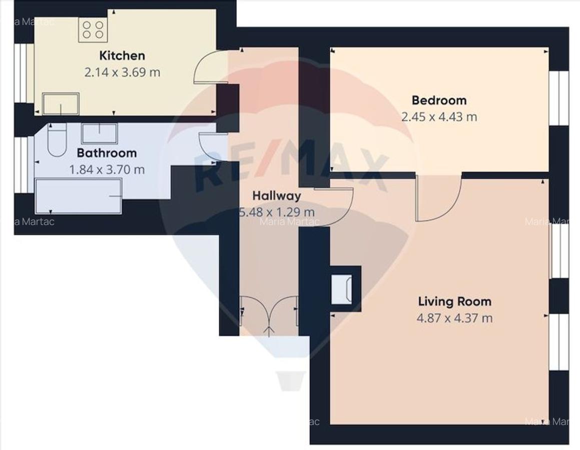 Apartament cu 2 camere, centrala termica - Ultracentral - 3