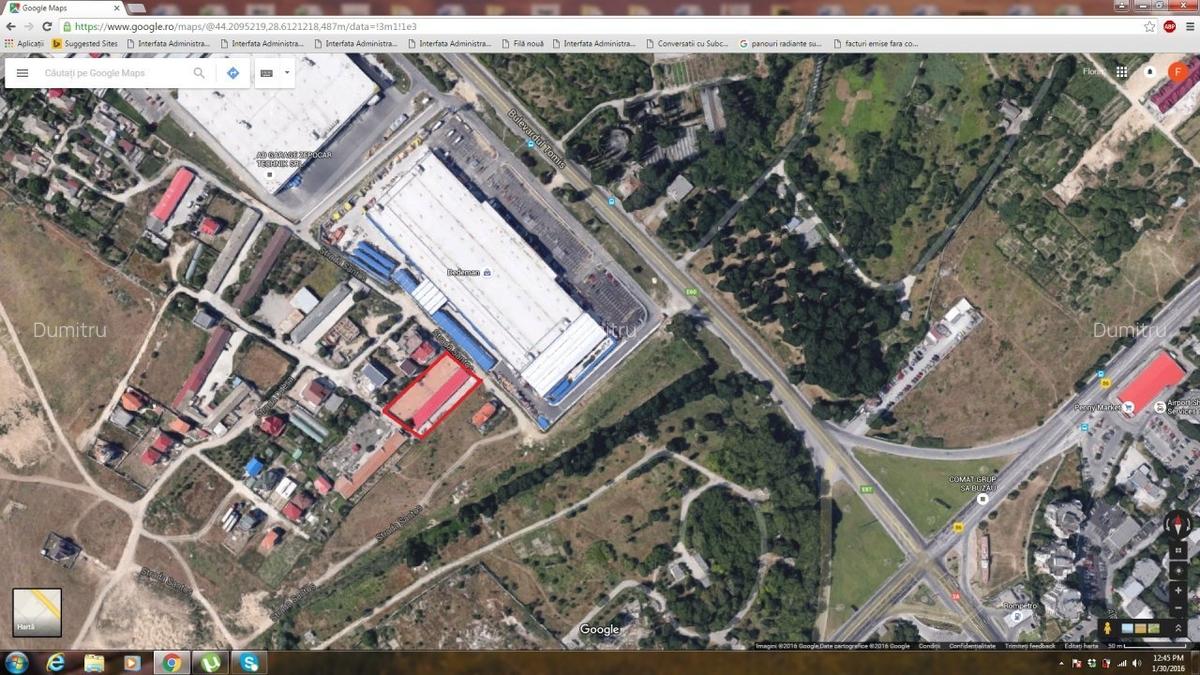 Teren 2550 m cu Hala 600 mp - Zona Carrefour - 2