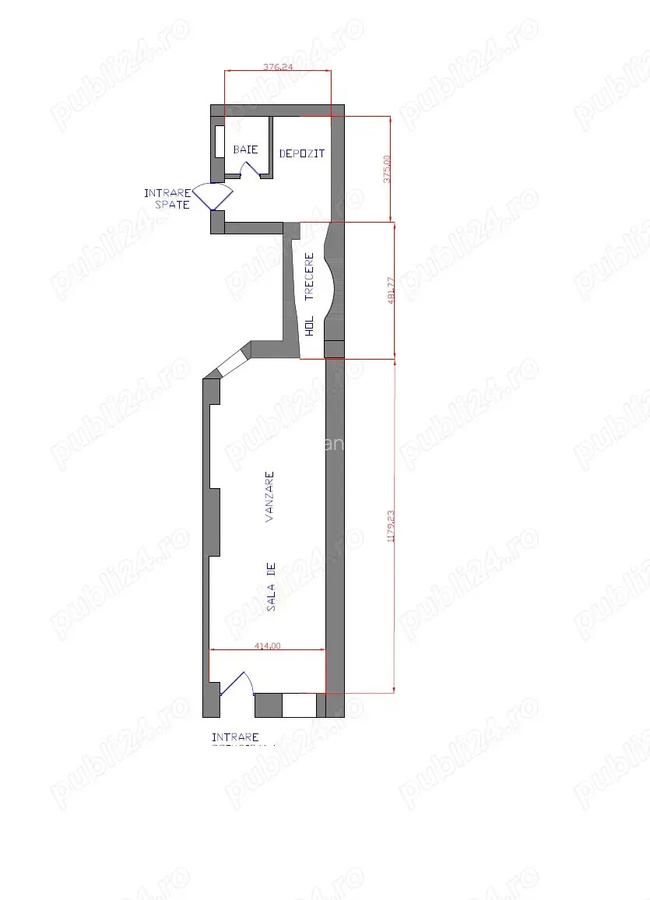 Dau in chirie spatiu comercial Arad, central, Piata Avram Iancu - 4