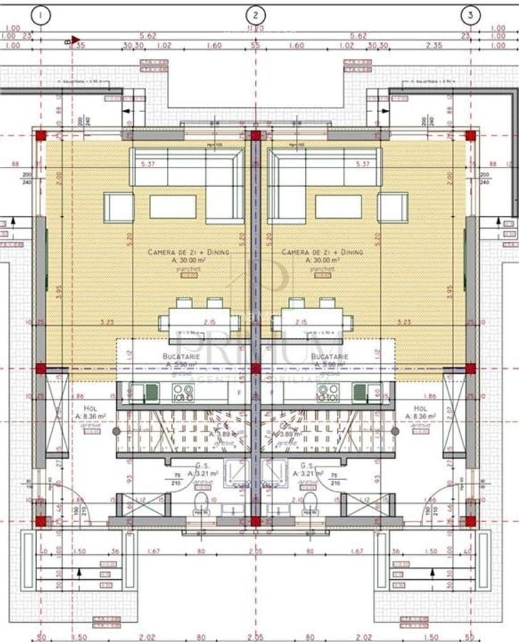 Duplex locatie excelenta - langa 4 benzi - canalizare - 3 bai - doua balcoane - 3