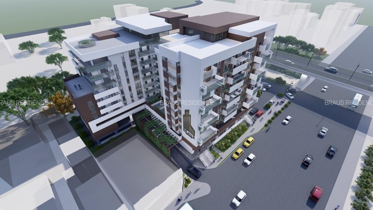 ARHITECTURA MODERNA - ap 2 camere decomandat, bloc nou - BRAUS RESIDENCE - - 1