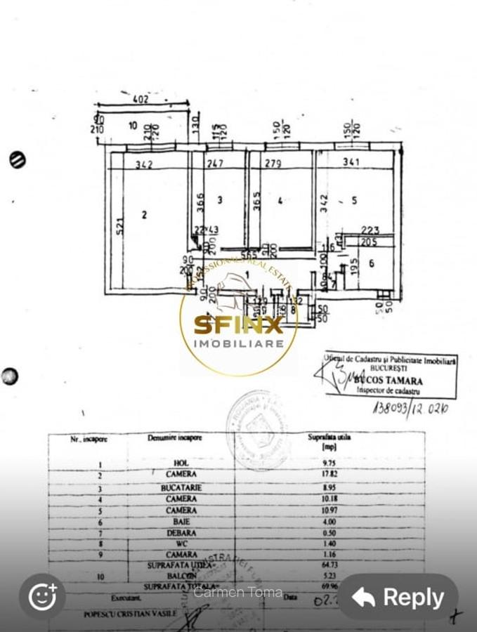 APARTAMENT DE 3 CAMERE DE VANZARE GIULESTI - 9