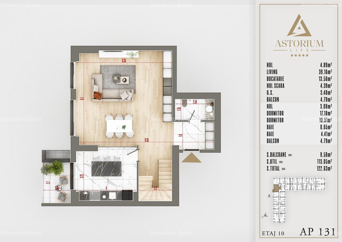 Apartament cu 3 camere decomandat în Theodor Pallady - 7