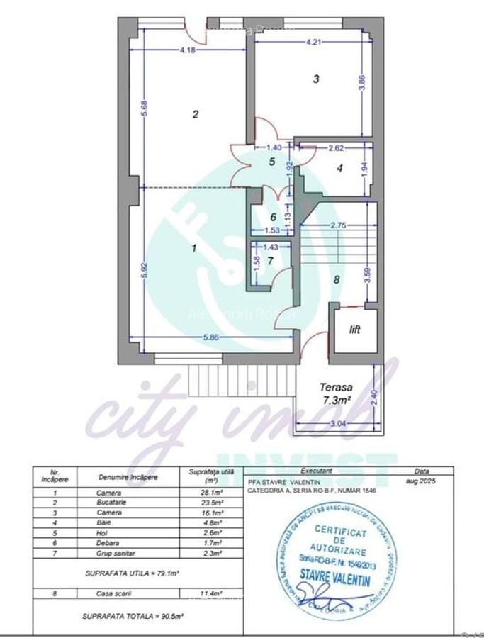Apartament boutique 90 mp – parter, mobilat complet, zona Obor - 17