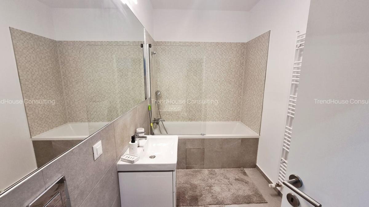 Apartament cu 2 camere semidecomandat, mobilat în Băneasa - 13