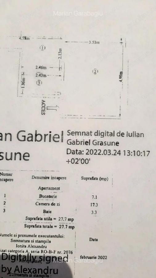 De vanzare Garsoniera Bragadiru, STRADA TOPAZ 27 - 10