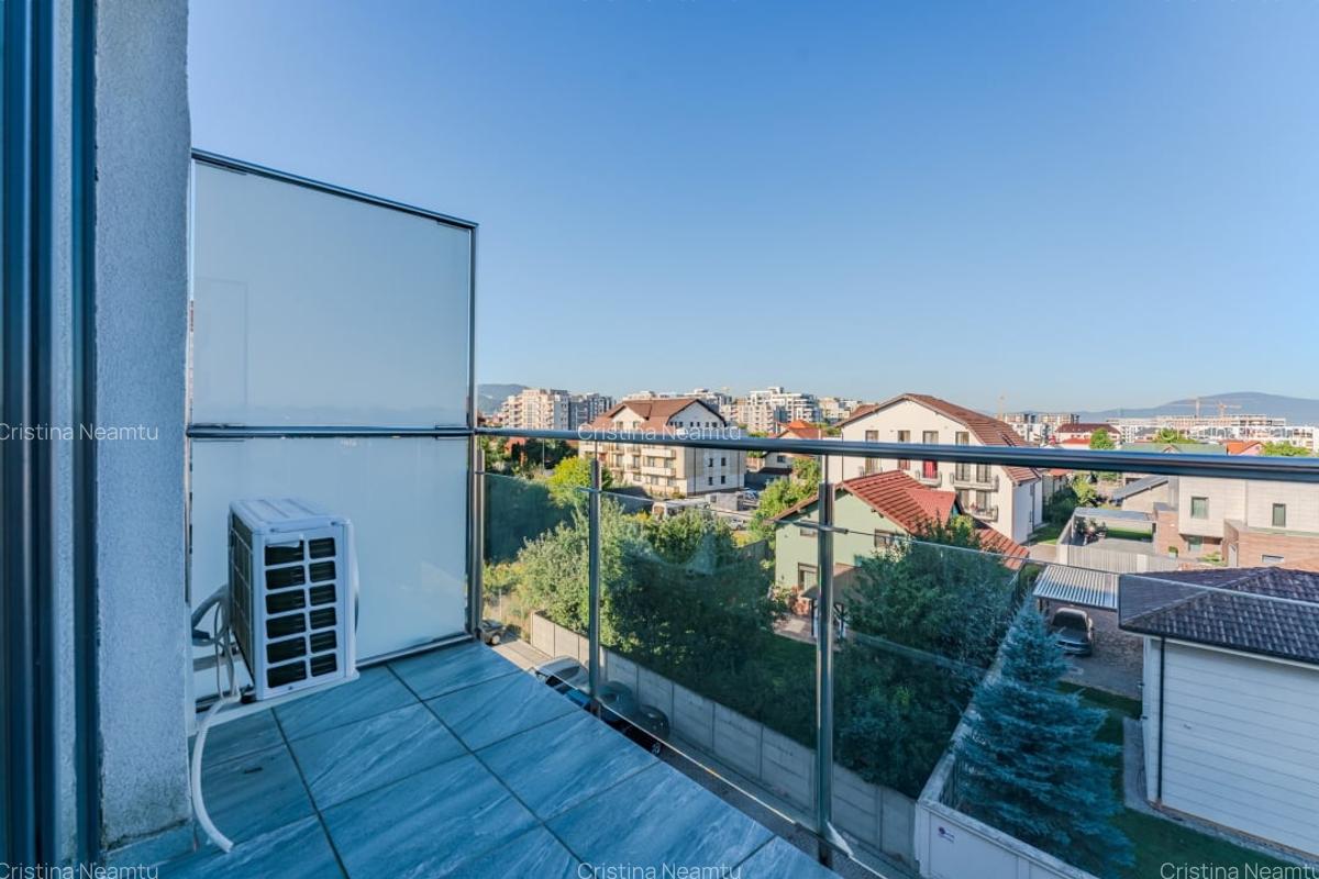 Apartament modern, 3 camere, mobilat, zona Coresi - 11