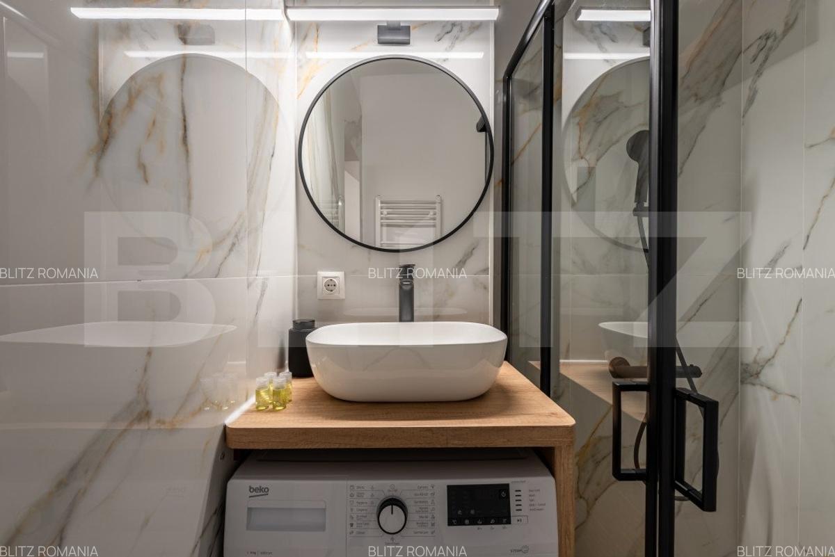 Investitie la cheie! Garsoniera LUX +terasa de 8mp zona Iulius Mall - 11