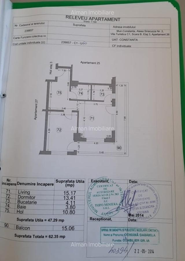 Exclusiv Alman Imobiliare:Apartament-Frontal MARE-Summerland Mamaia - 7