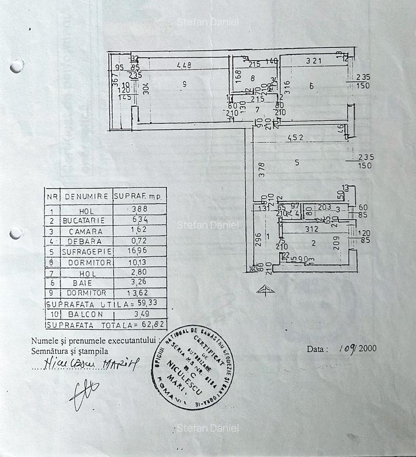 Apartament cu 3 camere semidecomandat, mobilat în Ștefan cel Mare - 9