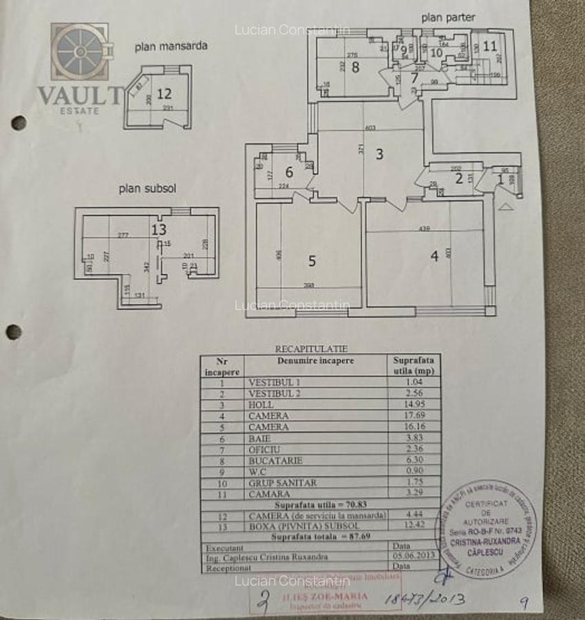 APARTAMENT 3 CAMERE-IN VILA-METROU TINERETULUI-TIMPURI NOI-2 BOXE - 21